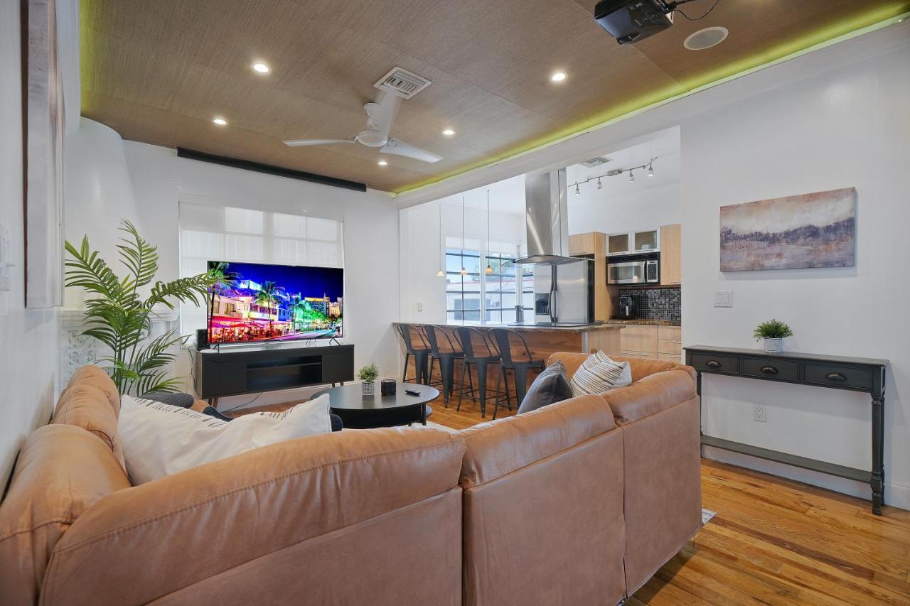 Large & Bright Sleep Up To 8 Only 2Min From Ocean! Apartman Miami Beach Kültér fotó